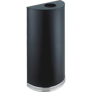 Safco Half Round Receptacle - 12.50 gal Capacity - Half-round - 32.5