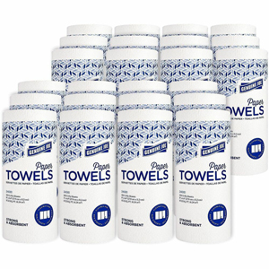 Genuine Joe Kitchen Roll Flexible Size Towels - 2 Ply - 1 5/8
