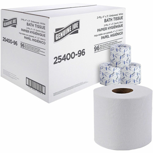Genuine Joe 2-ply Standard Bath Tissue Rolls - 2 Ply - 3