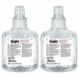Gojo LTX-12 Clear Mild Foam Handwash Refill - 1.27 quart - Hand, Skin - Moisturizing - Clear - Fragrance-free, Dye-free, Rich Lather, Eco-friendly - 2 / Carton