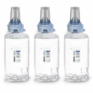 PURELL Hand Sanitizer Foam Refill - Fragrance-free Scent - 1.27 quart - Kill Germs - Hand - Clear - Dye-free, Fragrance-free - 3 / Carton
