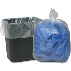 Berry Classic Clear Low-Density Can Liners - Small Size - 10 gal Capacity - 24