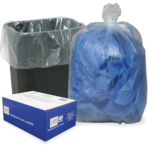 Berry Clear Linear Low-Density Can Liners - Small Size - 16 gal Capacity - 33
