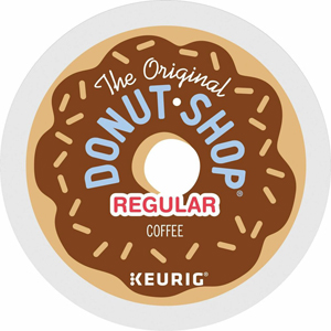 The Original Donut Shop K-Cup Regular Coffee - Compatible with Keurig Brewer - Regular - Medium - 0.4 oz - K-Cup - Smoky - 24/Box - 4 / Carton