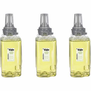 Gojo ADX-12 GingerCitrus Handwash Refill - Ginger Citrus Scent - 1.32 quart - Pump Bottle Dispenser - Kill Germs - Hand, Skin, Hair - Moisturizing - Green - Bio-based - 3 / Carton