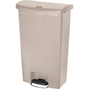 Rubbermaid Commercial Slim Jim 18G Front Step Container - 18 gal Capacity - 31.6