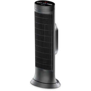 Honeywell Digital Ceramic Tower Heater - Ceramic - Electric - 1500 W - 2 x Heat Settings - Timer - 1500 W - Oscillation - Indoor - Tower - Dark Gray - 1 / Each