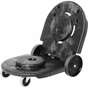 Rubbermaid Commercial Brute Tandem Dolly for 2620, 2632, 2643, 2655, 3526, 3536 Containers - 400 lb Load Capacity - 8