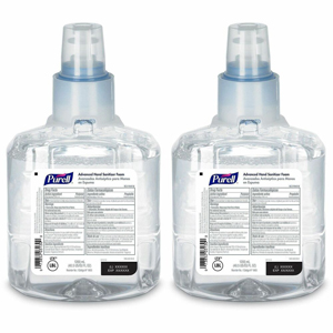 PURELL Hand Sanitizer Foam Refill - Clean Scent - 1.27 quart - Kill Germs - Hand, Skin - Clear - Chemical-free - 2 / Carton