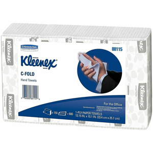 Kleenex C-Fold Hand Towels - 1 Ply - C-fold - 10.10