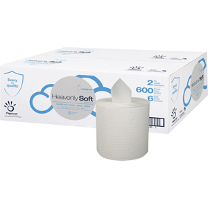 Cellysoft Stefco 600 Sheet Center Pull Dispenser Towels - 2 Ply - 7.60