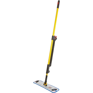 Rubbermaid Commercial Pulse Mopping Kit - MicroFiber Head - Chemical Resistant, Lightweight, Refillable, Chemical Resistant - Red, Yellow, Black - 1 Each