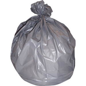 Heritage Super Heavy Gray LLD Can Liners - 60 gal Capacity - 58