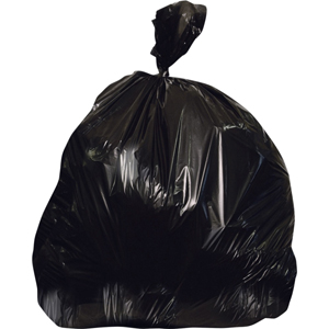 Heritage Black Linear Low Density Can Liners - 56 gal Capacity - 47