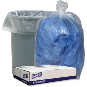 Genuine Joe Low Density Can Liners - 60 gal Capacity - 58