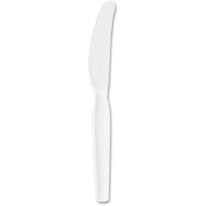 Dixie Heavyweight Disposable Knives Grab-N-Go by GP Pro - Knife - 1000 x Knife - White - 100/Box - 10 / Carton