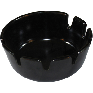 Impact Tabletop Ash Tray - Round - Heat Resistant, Lightweight - 1.8