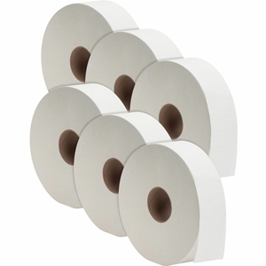 Genuine Joe Jumbo Jr Dispenser Bath Tissue Roll - 2 Ply - 3.50