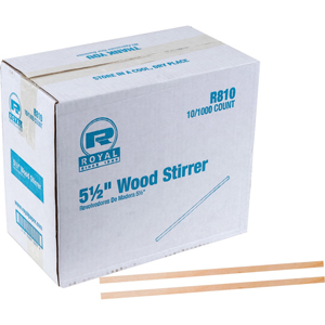 Royal Wood Coffee Stir Sticks - 5.5