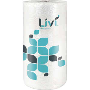 Livi Solaris Paper Two-ply Kitchen Roll Towel - 2 Ply - 9