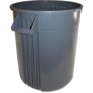 Gator Plus 32-gallon Vented Container - 32 gal Capacity - Round - Crush Resistant, Handle, Vented - 28.5