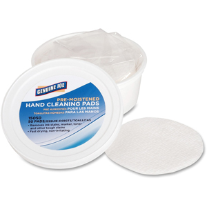 Genuine Joe Pre-moistened Hand Cleaning Pads - 3