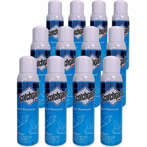 Scotchgard Spot Remover/Upholstery Cleaner - 17 fl oz (0.5 quart) - Chemical Resistant, Moisture Resistant, Absorbent, Rinse-free, Non-sticky, Residue-free, Anti-resoiling, Non-flammable - White - 12 / Carton