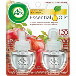 Air Wick Scented Oil Warmer Refill - Oil - 0.7 fl oz (0 quart) - Apple Cinnamon Medley - 60 Day - 6 / Carton