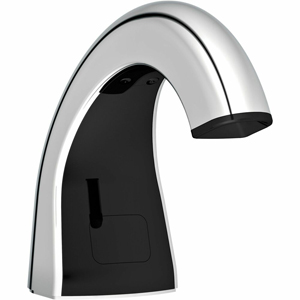 Rubbermaid Commercial One Shot Touch-free Soap Dispenser - Automatic - Chrome, Black - 4 / Carton
