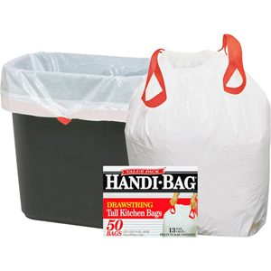 Berry Handi-Bag Drawstring Tall Kitchen Bags - Small Size - 13 gal Capacity - 27