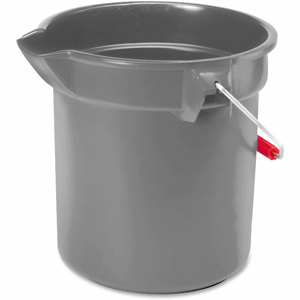 Rubbermaid Commercial Brute 10-quart Utility Bucket - 2.50 gal - Heavy Duty, Rust Resistant, Bend Resistant - 10.2