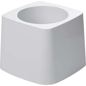 Rubbermaid Commercial Toilet Bowl Brush Holder - Vertical - Plastic - White - Durable, Stain Resistant, Odor Resistant, Chemical Resistant - 24 / Carton