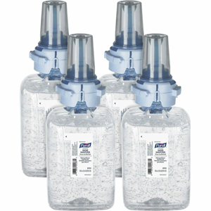 PURELL Hand Sanitizer Gel Refill - Fragrance-free Scent - 23.67 fl oz - Push Pump Dispenser - Kill Germs - Hand - Moisturizing - Clear - Bio-based - 4 / Carton