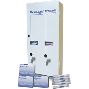 Impact Dual Vendor Hygiene Dispenser - 12 x Sanitary Napkin, 19 x Tampon - 24