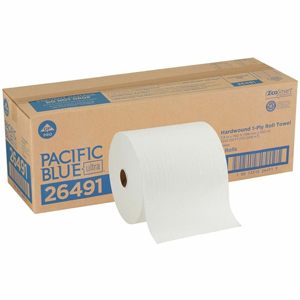 Pacific Blue Ultra High-Capacity Recycled Paper Towel Rolls - 7.87