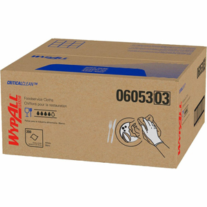 Wypall Critical Clean Foodservice Cloths - Quarter-fold - 12.50