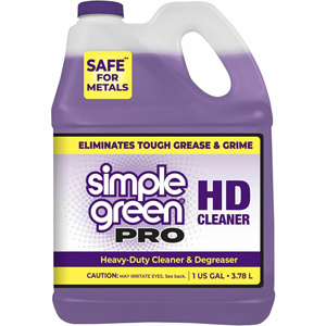 Simple Green Pro HD Heavy-Duty Cleaner & Degreaser - For Multipurpose, Multi Surface - Concentrate - Liquid - 128 fl oz (4 quart) - Non-corrosive, Heavy Duty, Fragrance-free - Purple - 2 / Carton