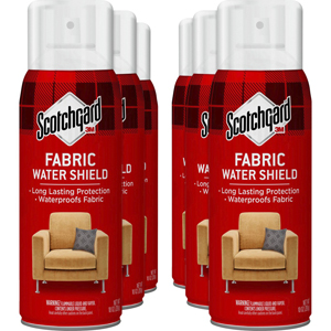 Scotchgard Fabric Water Shield - For Fabric, Upholstery - Liquid - 10 fl oz (0.3 quart) - Recommended For: Stain Remover, Spill Remover - Odorless, Soil Resistant - Aqua - 6 / Carton