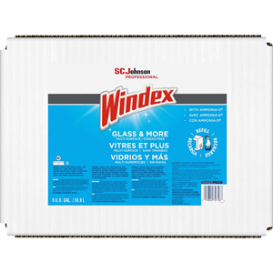 Windex Cleaner Bag-In-A-Box - Ready-To-Use - 640 fl oz (20 quart) - Recommended For: Fingerprint Remover - Streak-free - Blue - 1 Each