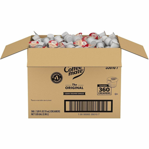 Coffee mate Original Flavor Liquid Creamer Singles - Original Flavor - 0.38 fl oz (11 mL) - 360 Serving - 360 / Carton