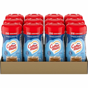 Coffee mate French Vanilla Powdered Coffee Creamer Canister - French Vanilla Flavor - 0.94 lb (15 oz) - 1692 Serving - 12 / Carton