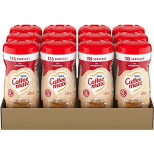 Coffee mate Original Powdered Coffee Creamer Canister - Original Flavor - 0.69 lb (11 oz) - 1860 Serving - 12 / Carton