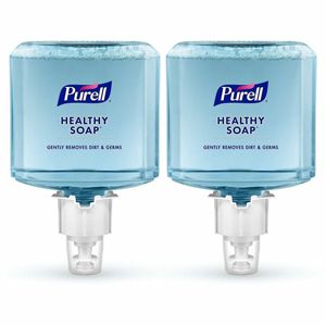 PURELL ES6 HEALTHY SOAP  Fresh Scent Foam - Fresh Scent - 1.27 quart - Dirt Remover, Kill Germs - Skin - Moisturizing - Blue - Dye-free, Pleasant Scent, Bio-based, Phthalate-free, Paraben-free, Triclosan-free - 2 / Carton