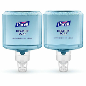 PURELL ES8 Professional Fresh Scent Foam HEALTHY SOAP - Fresh Scent - 1.27 quart - Dirt Remover, Kill Germs - Hand, Skin - Moisturizing - Blue - Dye-free, Pleasant Scent, Bio-based, Phthalate-free, Paraben-free, Triclosan-free - 2 / Carton