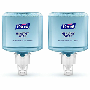 PURELL HEALTHY SOAP  ES4 Fresh Scent Foam Refill - Fresh Scent - 1.27 quart - Dirt Remover, Kill Germs - Hand, Skin - Moisturizing - Blue - Dye-free, Pleasant Scent, Bio-based, Phthalate-free, Paraben-free, Triclosan-free - 2 / Carton