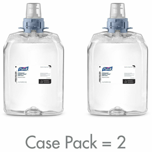 PURELL FMX-20 HEALTHY SOAP  Mild Foam Refill - Fragrance-free Scent - 2.11 quart - Dirt Remover, Kill Germs - Hand, Skin - Moisturizing - Clear - Dye-free, Bio-based - 2 / Carton