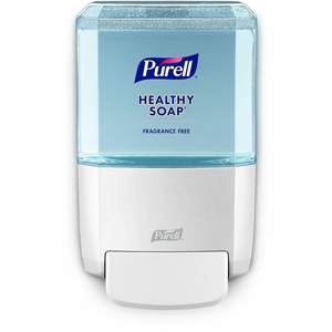 PURELL Soap Dispenser - Manual - 1.27 quart Capacity - Locking Mechanism, Durable, Wall Mountable - White - 1 Each