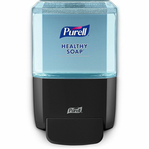 PURELL ES4 Soap Dispenser, Push-Style - Manual - 1.27 quart Capacity - Locking Mechanism, Durable, Wall Mountable - Graphite - 1 Each