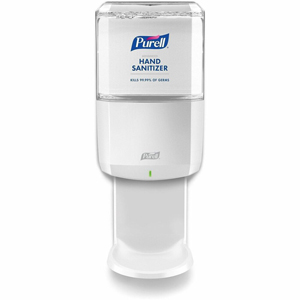 PURELL ES6 Hand Sanitizer Dispenser - Automatic - 1.27 quart Capacity - Support 4 x C Battery - Locking Mechanism, Durable, Wall Mountable - White - 1 Each
