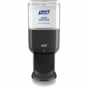 PURELL ES6 Touch-Free Hand Sanitizer Dispenser, Graphite (6424-01) - Automatic - 1.27 quart Capacity - Support 4 x C Battery - Locking Mechanism, Durable, Wall Mountable, Touch-free - Graphite - 1 Each